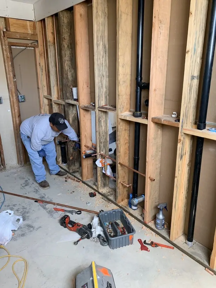 Commercial rough-in plumbing for Gas Line Repair in Talmo